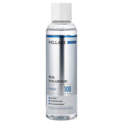 Wellage,Real Hyaluronic Toner 100, 6.76 fl oz (200 ml)