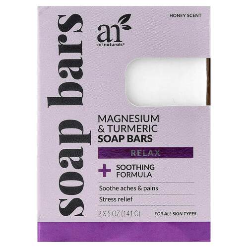 artnaturals,Magnesium & Turmeric Soap Bars, For All Skin Typ