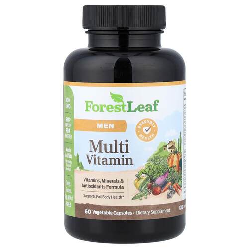 Forest Leaf,Men, Multi Vitamin, 60 Vegetable Capsules