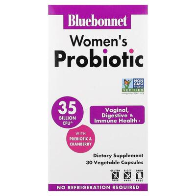 Bluebonnet Nutrition,女性益生菌，30 粒素食胶囊