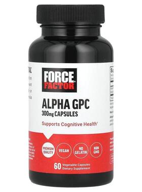 Force Factor Alpha-GPC α-甘油磷酸胆碱神经健康认知能力专注