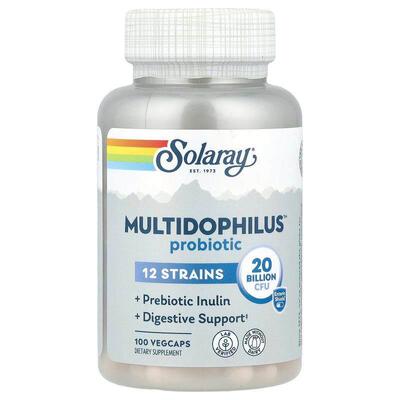 Solaray,Multidophilus Probiotic，200 亿 CFU，100 粒素食胶囊