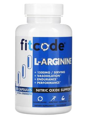 fitcode,L-精氨酸，100 粒胶囊