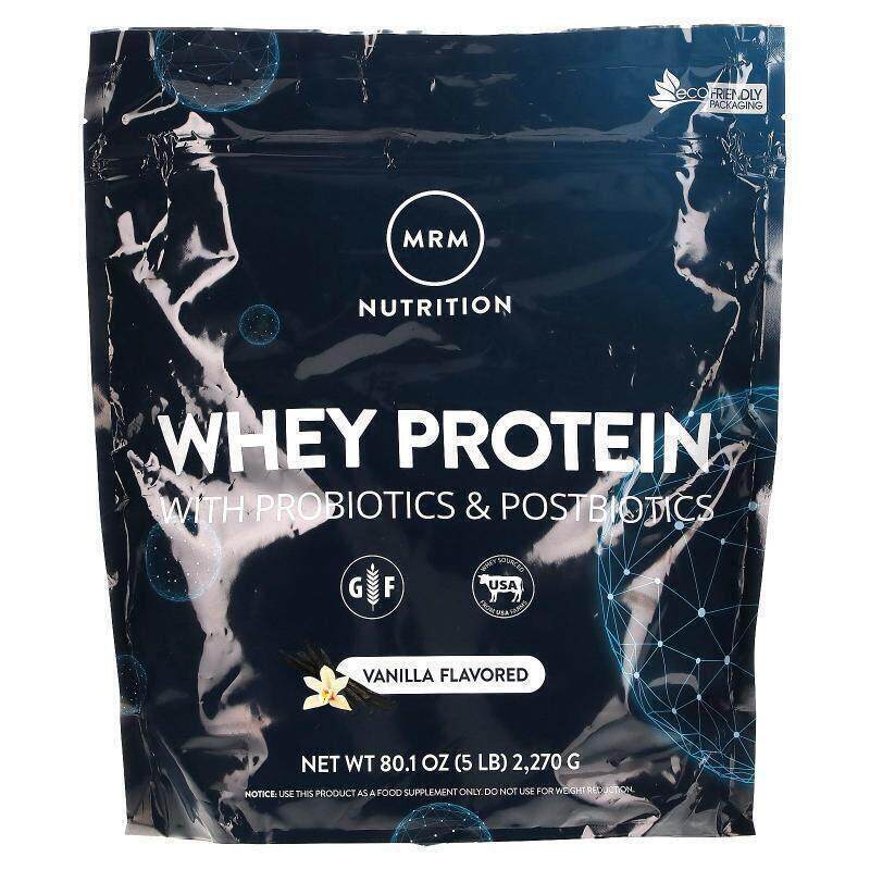 MRM Nutrition,含益生菌和益生素的乳清蛋白,香草味