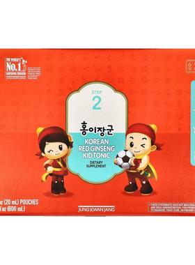 正官庄,Korean Red Ginseng Kid Tonic, Step 2, 5-7 Years Old,
