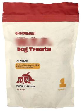 Oh Norman,Dog Treats, Pumpkin Slices, 6 oz (170 g)