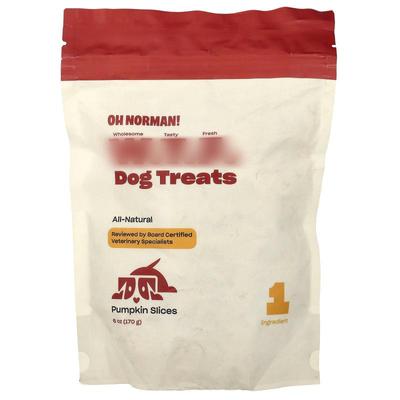 Oh Norman,Dog Treats, Pumpkin Slices, 6 oz (170 g)