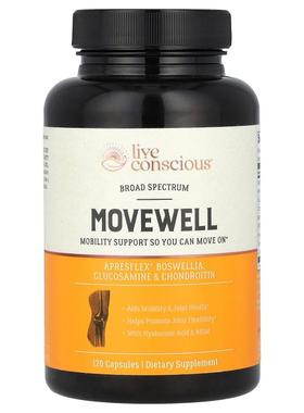 Live Conscious,MoveWell，120 粒胶囊