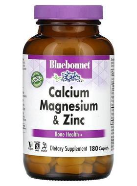 Bluebonnet Nutrition,钙镁锌片，180 囊片装
