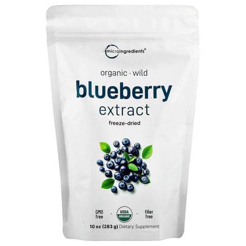 Micro Ingredients,有机，冻干蓝莓提取物，10 盎司（283 克）