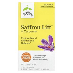Terry Naturally,Saffron Life + Curcumin,60 粒胶囊