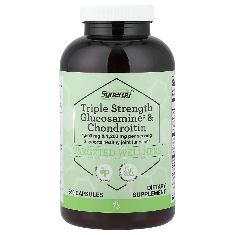 Vitacost Synergy三倍浓度氨基葡萄糖和软骨素葡萄糖胺
