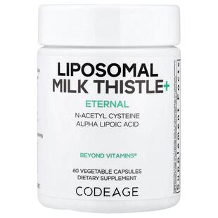 Codeage,Liposomal Milk Thistle+, 60 Vegetable Capsules
