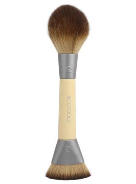 EcoTools,Sculpt + Bronze Dual-Ended Brush , 1 Count