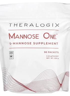 Theralogix,Mannose One，90 包，每包（ 2.22 克）