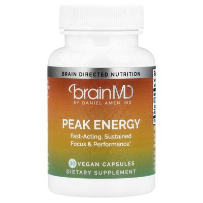 BrainMD,巅峰能量全素胶囊，30 粒