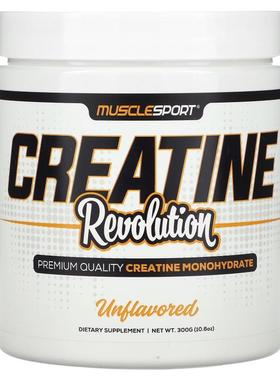 MuscleSport,Creatine Revolution，原味，10.6 盎司（300 克）