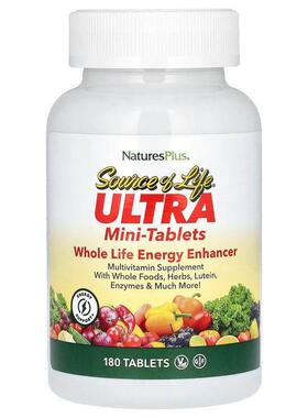 NaturesPlus,Ultra Source of Life，全生命能量加强剂，180 片