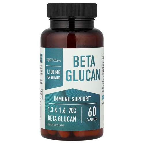 SMNutrition,Beta Glucan, 60 Capsules (550 mg per Capsule)