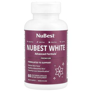 NuBest,Nubest White，60 粒素食胶囊