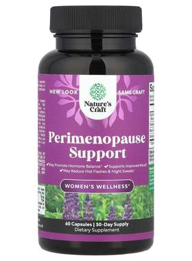 Nature's Craft,女性健康，围绝生理期支持，60 粒胶囊
