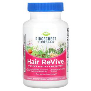 RidgeCrest Herbals,Hair ReVive，120 粒胶囊