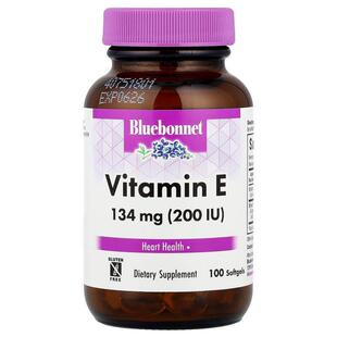 Bluebonnet Nutrition,维生素 E，200国际单位，100粒软胶囊