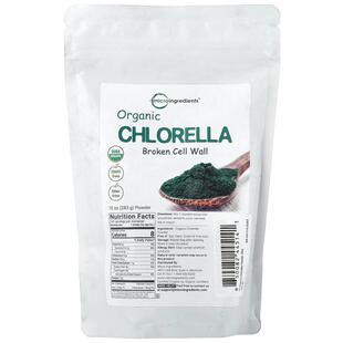 Micro Ingredients,Organic Chlorella Broken Cell Wall, 10 oz