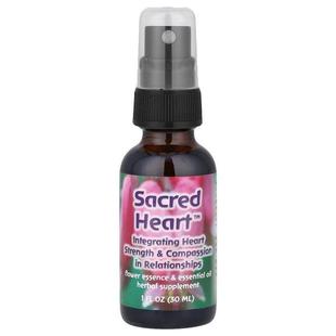 Essence 1液体盎司 Services 花精华和精油 30毫 圣心 Flower