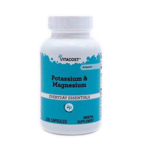 Vitacost,Potassium & Magnesium, 200 Capsules