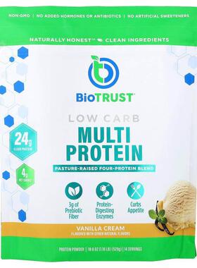 BioTRUST,低碳水化合物，牧场饲养的四种蛋白质混合物