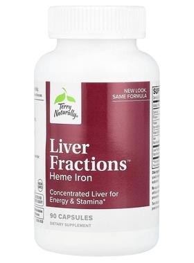 Terry Naturally,Liver Fractions™ 肝脏帮助胶囊，90 粒装