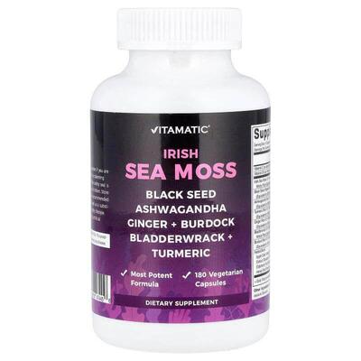 Vitamatic,爱尔兰海苔，180 粒素食胶囊