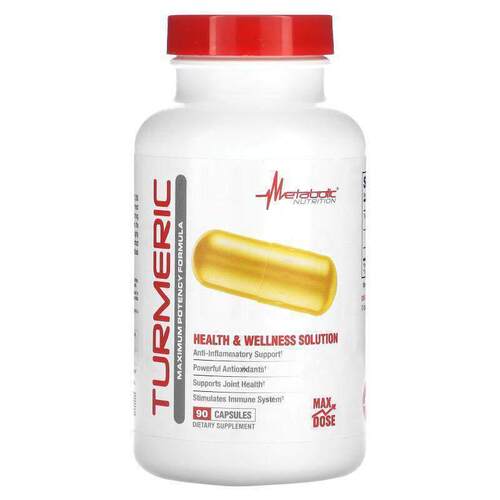 Metabolic Nutrition,姜黄，90 粒胶囊