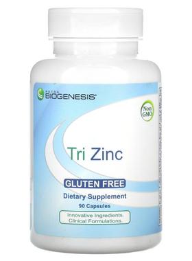 Nutra BioGenesis,Tri Zinc，90 粒胶囊