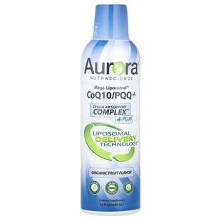Aurora Nutrascience,Mega-Liposomal 辅酶 Q10/PQQ+，有机水果味