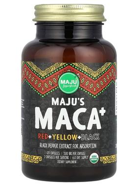 Maju Superfoods,Maju's Maca+ 玛卡，120 粒胶囊