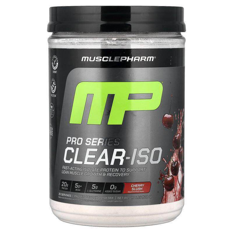 MP,Pro Series Clear-ISO，蛋白质混合饮品粉，樱桃冰沙味，1.14