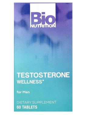 Bio Nutrition,Testosterone Wellness，男性，60 片