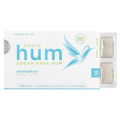 Stoneridge Orchards,Hum®，无糖口香糖，薄荷味，12 片
