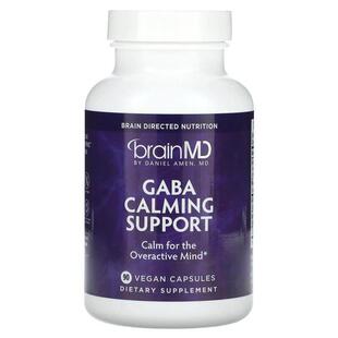 BrainMD,Gaba Calming Support,90 粒全素胶囊
