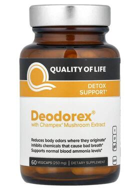 Quality of Life,Deodorex 与 Champex 蘑菇提取物