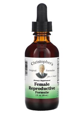 Christopher's Original Formulas,女性生殖支持配方，2 液量盎司