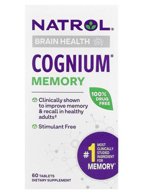 Natrol,Cognium® Memory，100 毫克，60 片