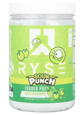 RYSE,Loaded Pre，Sour Punch® 酸青苹味，16.7 盎司（474 克）