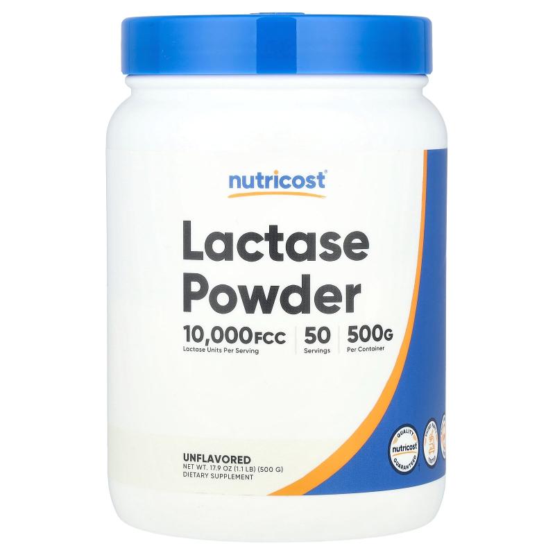 Nutricost,乳糖酶粉，原味，1.1 lb（500 克）