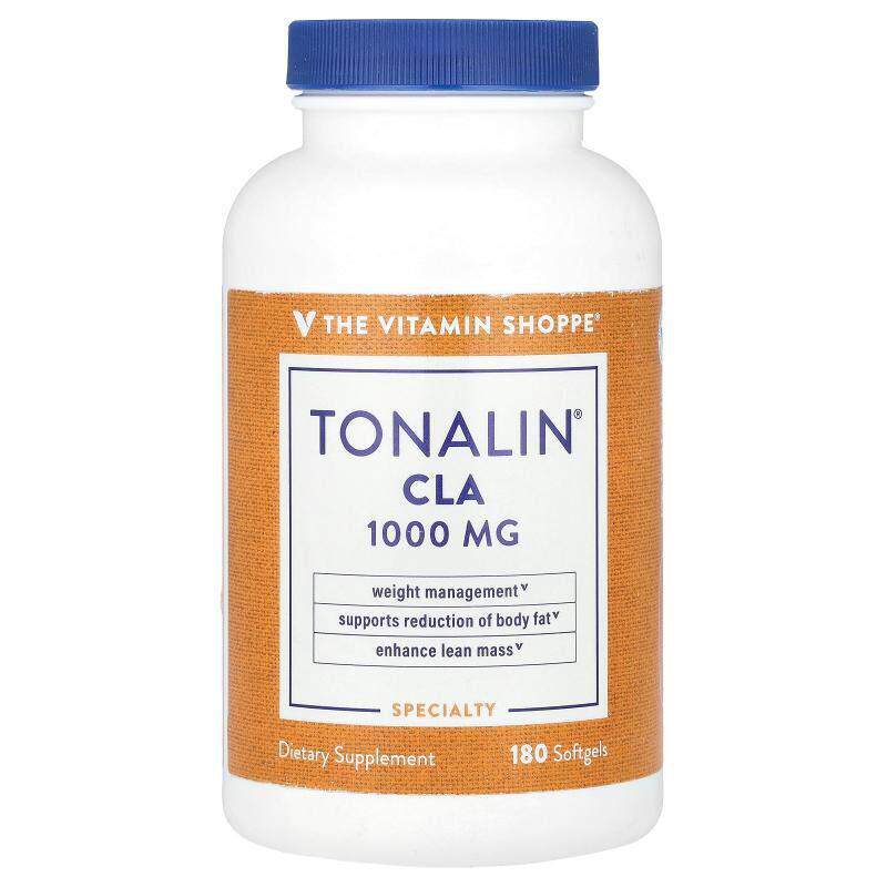 The Vitamin Shoppe,Tonalin® CLA，1000 毫克，180 粒软胶囊