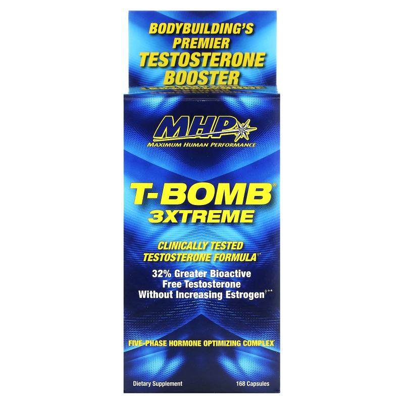 MHP,T-Bomb 3Xtreme，168 粒胶囊