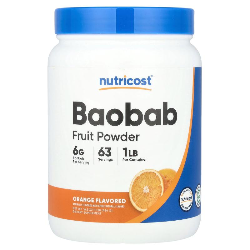 Nutricost,猴面包果实粉，橙味，1 磅（454 克）