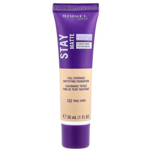 芮谜,Stay Matte 液体慕斯粉底，103 全正象牙色，1 液量盎司 (30